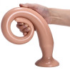 Deepleasure Gode long Tail Flex M 40 x 4.5 cm Flesh